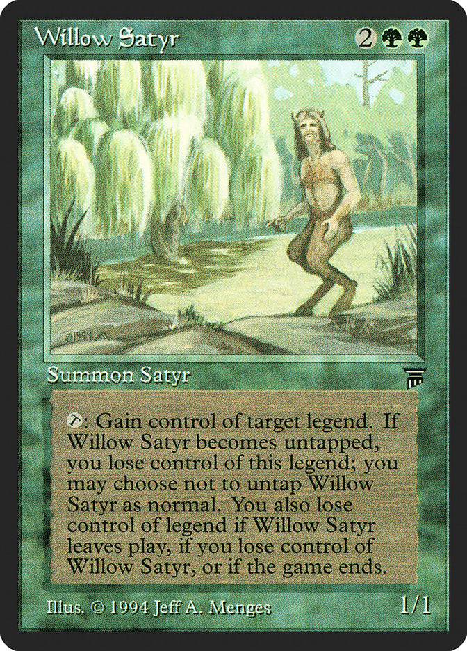 Magic: the Gathering MTG Willow Satyr [Legends] Graded CGC 9 Mint