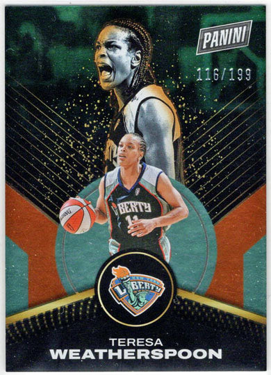 2025 Panini WNBA Player of the Day Orange Parallel Card 68 Weatherspoon 116/199