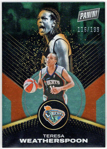 2025 Panini WNBA Player of the Day Orange Parallel Card 68 Weatherspoon 116/199