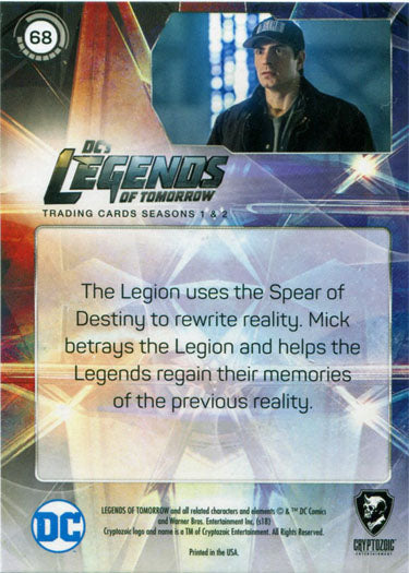 DCs Legends of Tomorrow Rip Hunter Deco Foil Base Parallel Chase Card 68