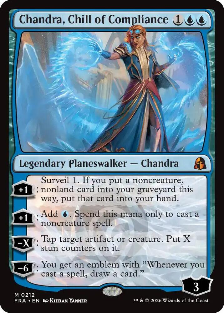 Magic MTG Chandra, Chill of Compliance [Reality Fracture] Near Mint Single