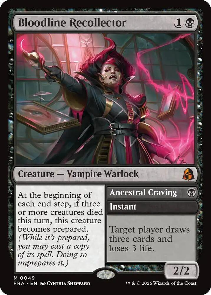 Magic MTG Bloodline Recollector [Reality Fracture] Near Mint Single