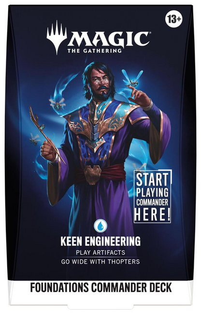 Magic: The Gathering MTG Foundations Commander Deck - Keen Engineering
