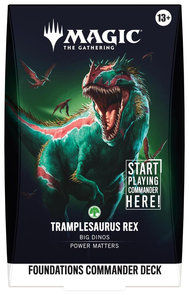 Magic: The Gathering MTG Foundations Commander Deck - Tramplesaurus Rex