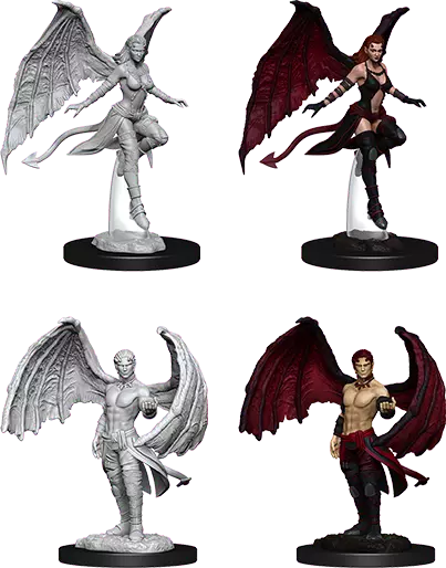 Nolzur's Marvelous Miniatures -  Unpainted: Succubus & Incubus