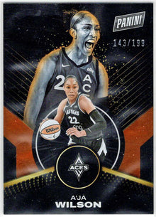 2025 Panini WNBA Player of the Day Orange Parallel Card 69 A'ja Wilson 143/199
