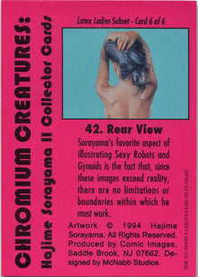 Sorayama 2 Chromium Creatures Latex Ladies Subset Card - 6 of 6