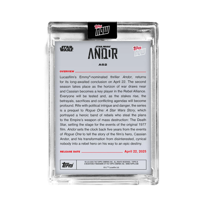2025 Topps Now Star Wars Andor Season 2 Card AS2