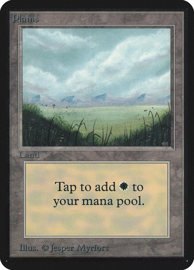 Magic: The Gathering MTG Plains (286) [Alpha Edition] Graded CGC 8.5 NM/Mint+