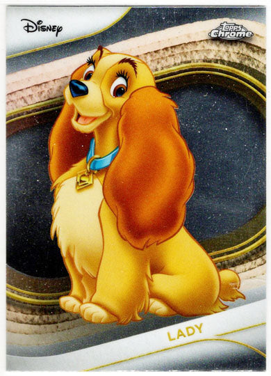 2025 Topps Chrome Disney Base Card 70 Lady