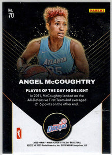2025 Panini WNBA Player of the Day Orange Parallel Card 70 McCoughtry 101/199
