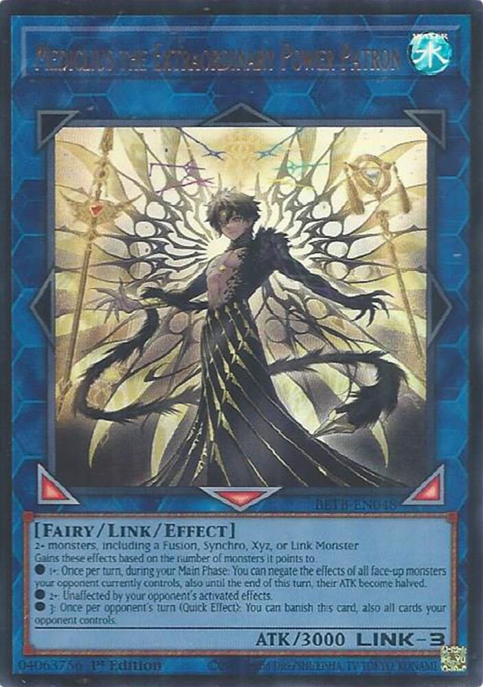 Yu-Gi-Oh! Mediclius the Extraordinary Power Patron (BETB-EN048) Ultra Rare Near Mint Single