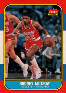 1986-87 Fleer Basketball #71 Rodney McCray Base Rookie Card