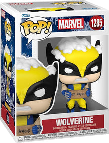 Pop Marvel Holiday- Wolverine with Sign Vinyl Figure