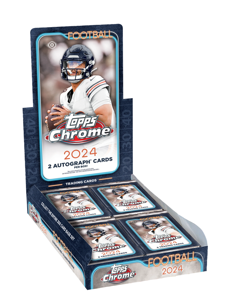 2024 Topps Chrome NFL Football Hobby Box