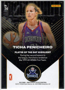2025 Panini WNBA Player of the Day Red Parallel Card 74 Ticha Penicheiro 69/99