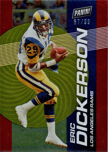 2023 Panini POTD Football Red Foil Parallel Card 75 Eric Dickerson 67/99