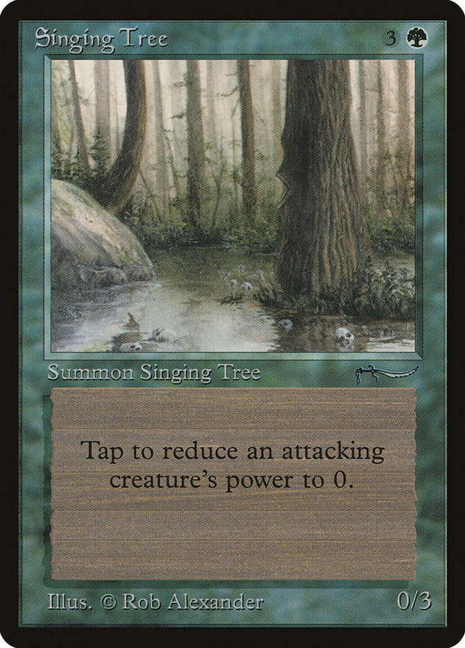 Magic: the Gathering MTG Singing Tree [Arabian Nights] Graded CGC 6.5 Ex/NM+