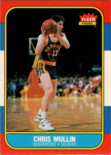 1986-87 Fleer Basketball #77 Chris Mullin Base Rookie Card