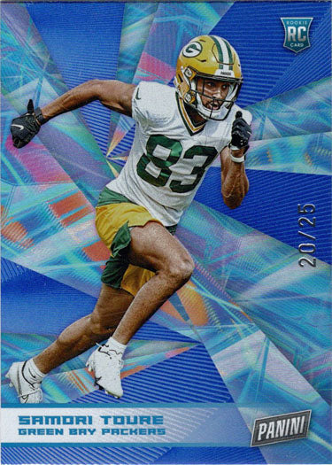 Panini Player Of The Day Football 2022 Blue Foil Parallel Card 77 Samori Toure 20/25