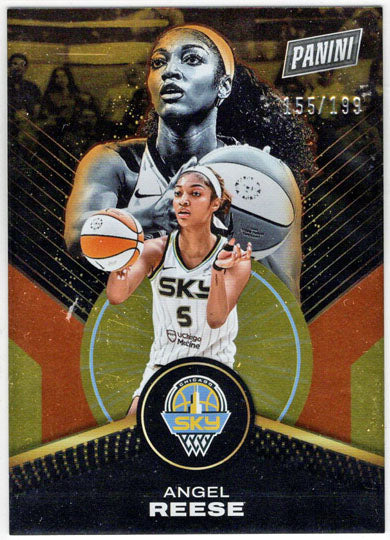 2025 Panini WNBA Player of the Day Orange Parallel Card 78 Angel Reese 155/199