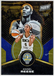 2025 Panini WNBA Player of the Day Blue Parallel Card 78 Angel Reese 11/50