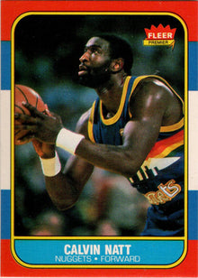 1986-87 Fleer Basketball #79 Calvin Natt Base Rookie Card