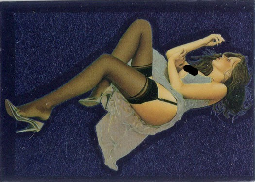 Sorayama 2 Chromium Creatures Base Card 7 "Black & White"