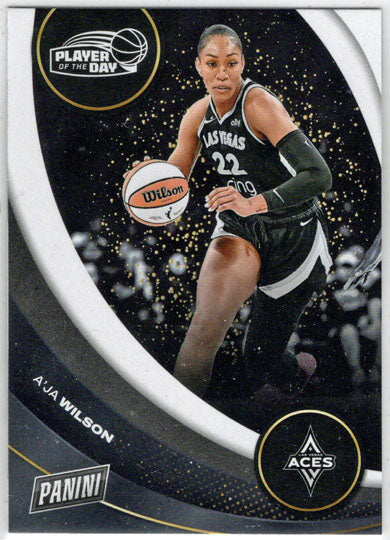 2025 Panini WNBA Player of the Day Base Card 7 A’ja Wilson