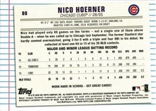 Topps Of The Class Baseball 2020 Base Card 80 Nico Hoerner