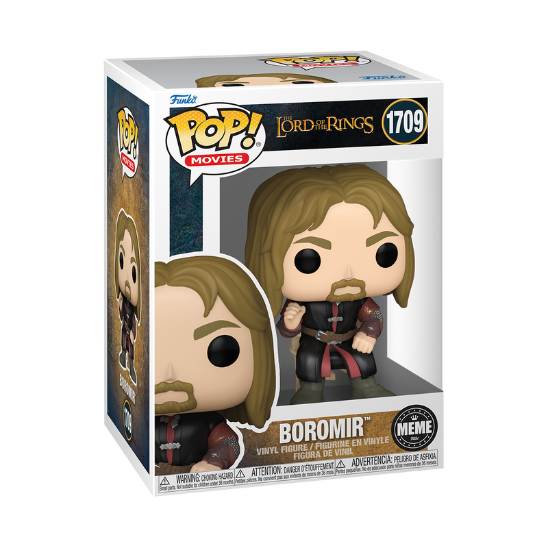 Pop Lord of the Rings Boromir Meme Vinyl Figure