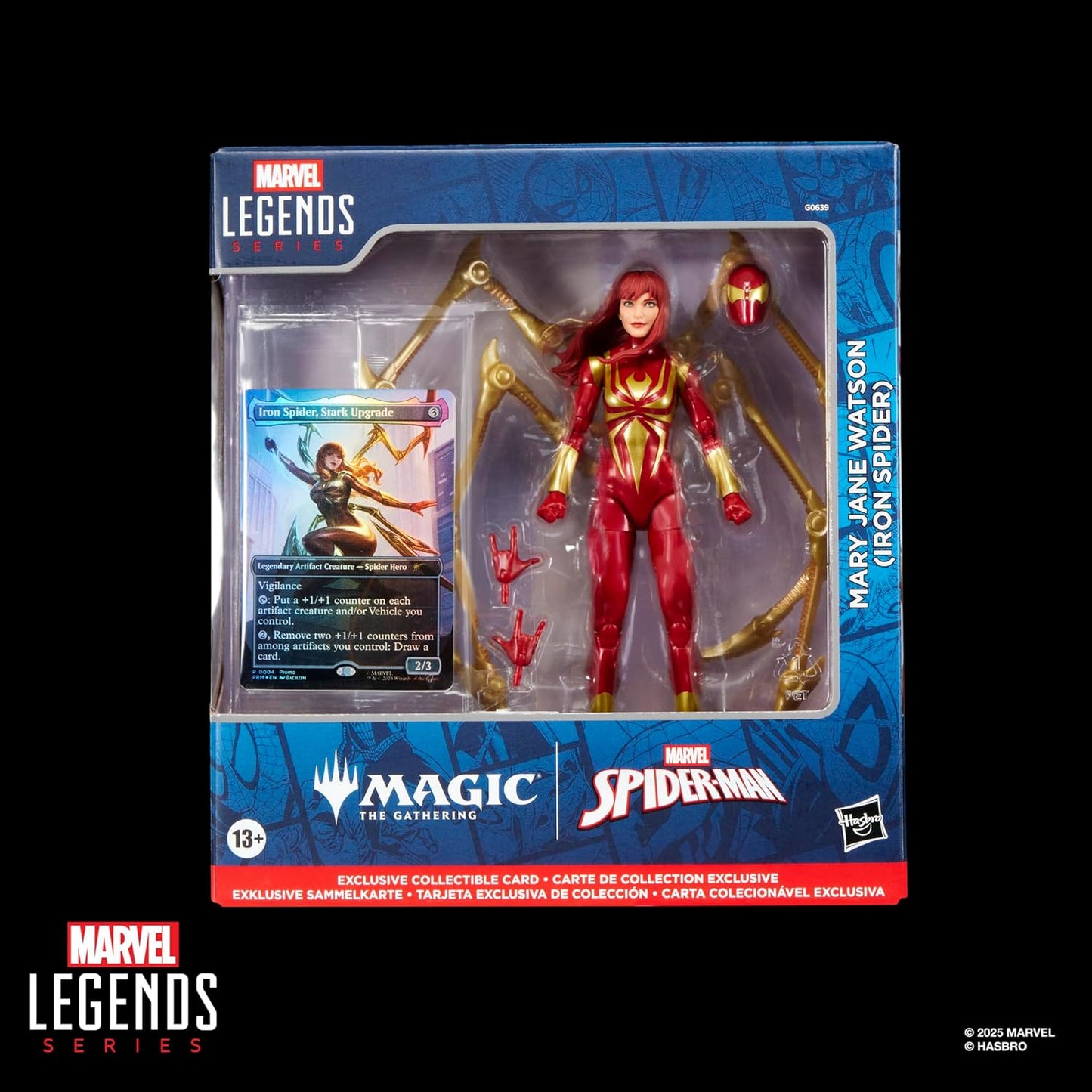 Spider-Man Marvel Legends MTG: Mary Jane Watson (Iron Spider) 6" Action Figure and Card