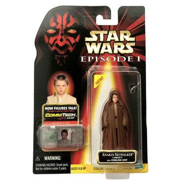 Star Wars Episode 1 Anakin Skywalker (Naboo) Action Figure with Commtech Chip