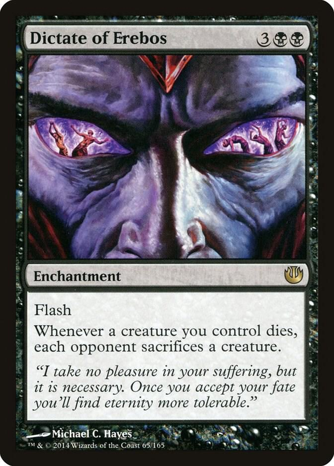 Dictate of Erebos [Journey Into Nyx] Near Mint Foil