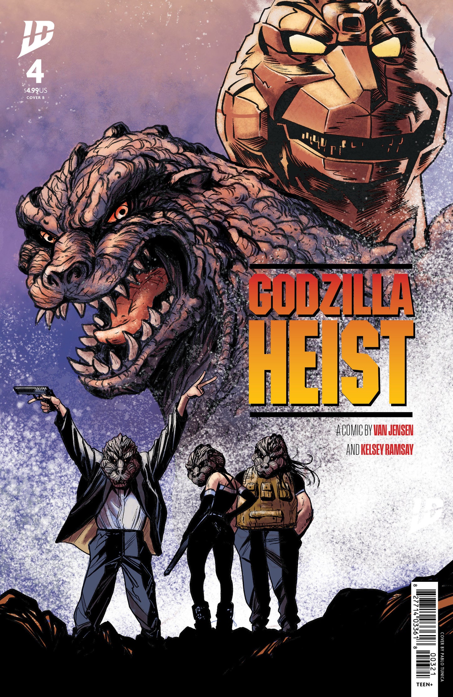 Godzilla: Heist #4 Variant B (Tunica Movie Poster Variant)