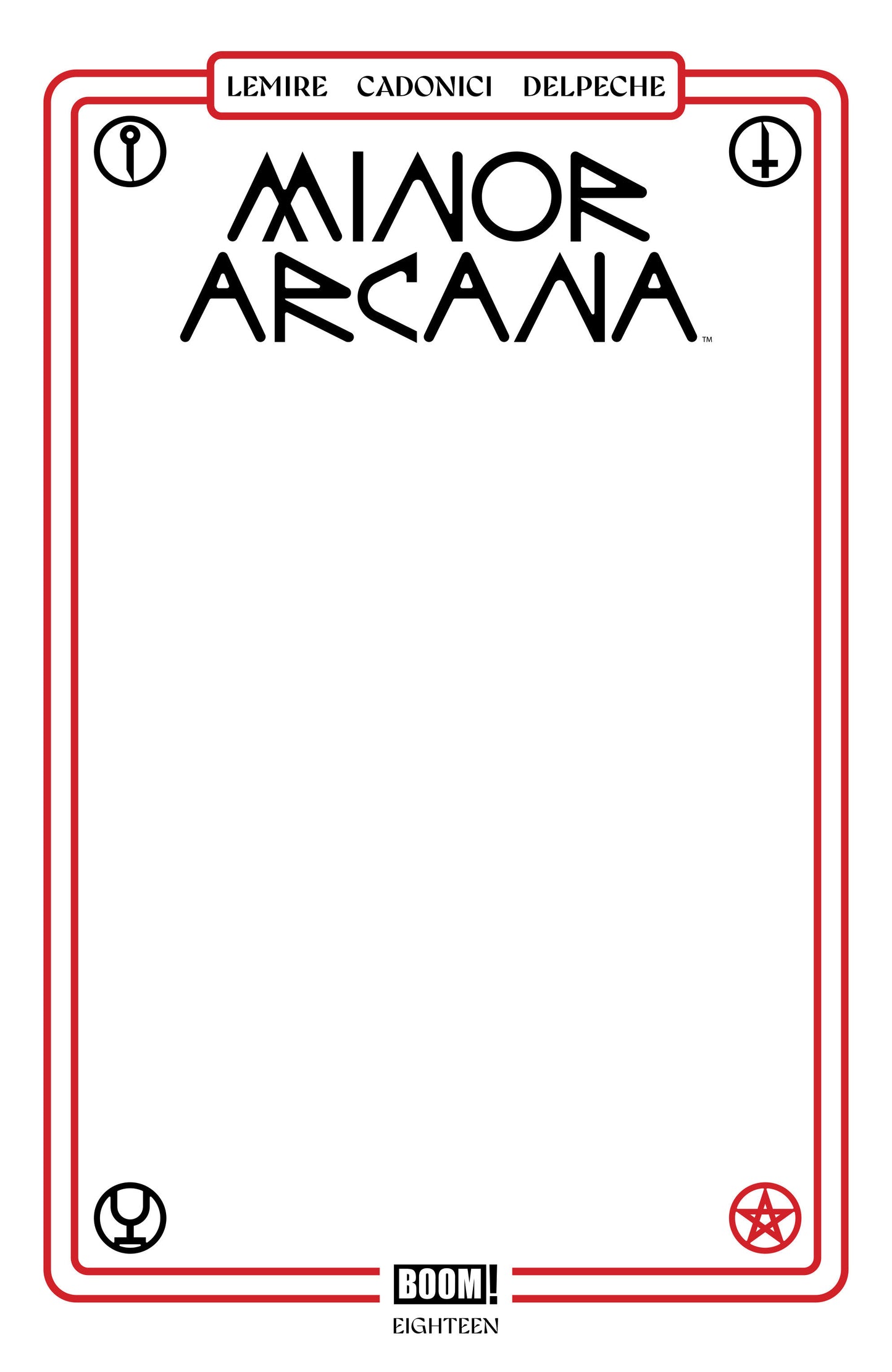 Minor Arcana #18 C Blank Sketch Variant