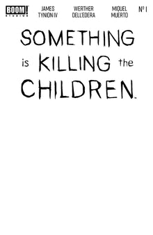 Something Is Killing The Children #1 Zac 10th Printing Blank Sketch Variant (Dressed, Sketch)