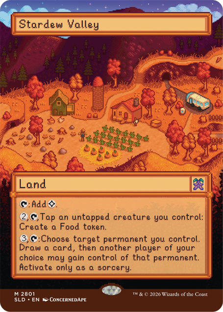 Magic MTG Secret Lair x Stardew Valley: Welcome to Stardew Valley Non-Foil Edition