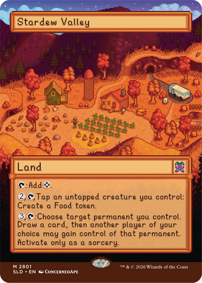 Magic MTG Secret Lair x Stardew Valley: Welcome to Stardew Valley Non-Foil Edition