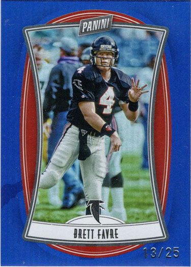 Panini Player Of The Day Football 2022 Blue Foil Parallel Card 84 Bret