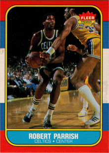 1986-87 Fleer Basketball #84 Robert Parrish Base Rookie Card