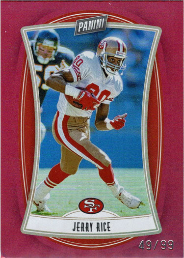 Panini Player Of The Day Football 2022 Red Foil Parallel Card 85 Jerry