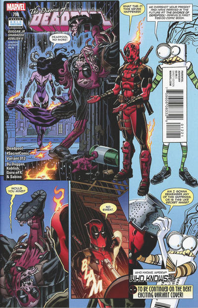 Deadpool #12 Koblish Secret Comic Variant