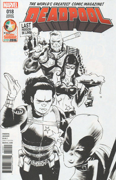 Deadpool #18 2016 Baltimore Diamond Retailer Summit Variant