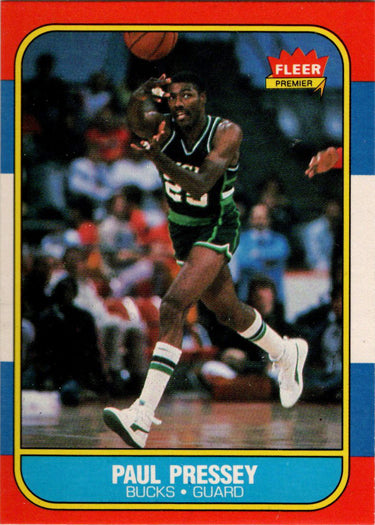 1986-87 Fleer Basketball #88 Paul Pressey Base Rookie Card
