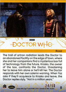 2022 Doctor Who Series 11 & 12 Red Parallel Card 8 "Rosa" /50