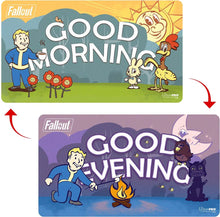 Ultra PRO Fallout - Vault Boy - Double Sided Play Mat -Good Morning/Good Evening