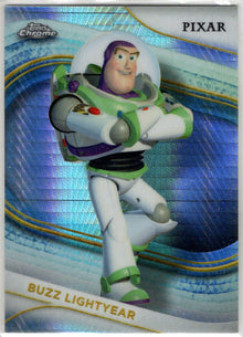 2025 Topps Chrome Disney Prism Parallel Card 90 Buzz Lightyear