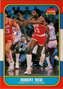 1986-87 Fleer Basketball #90 Robert Reid Base Rookie Card