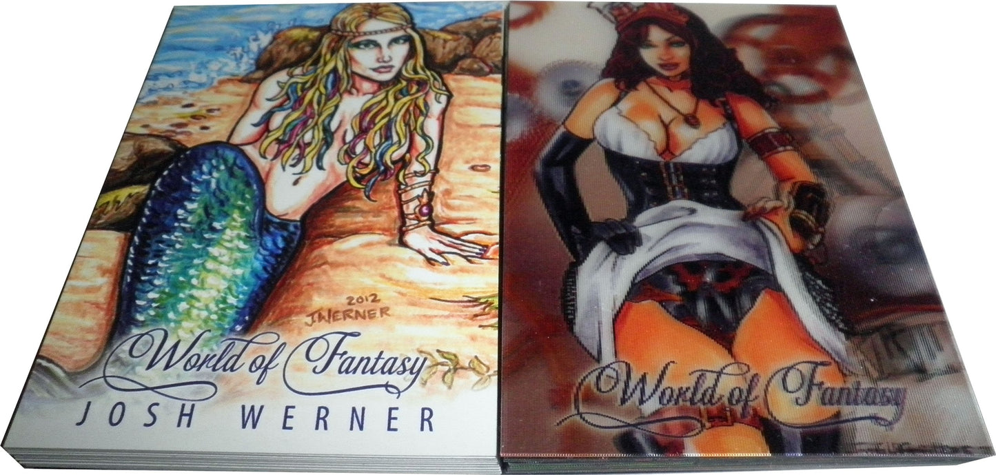 Breygent World of Fantasy Complete 19 Card Base Set & 18 Card 3D Set